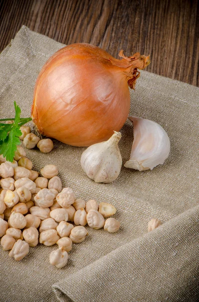 Garlic and onion — Stock Photo, Image