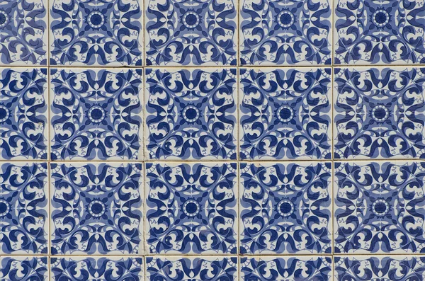 Ornamental old typical tiles — Stock Photo, Image