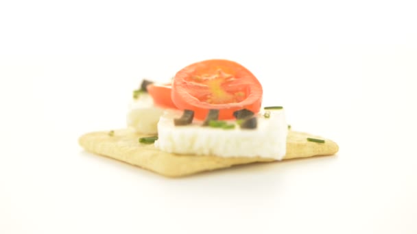 Croccante con fromage — Video Stock