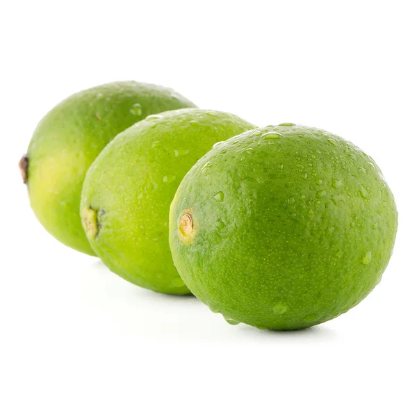 Färska gröna limefrukter — Stockfoto