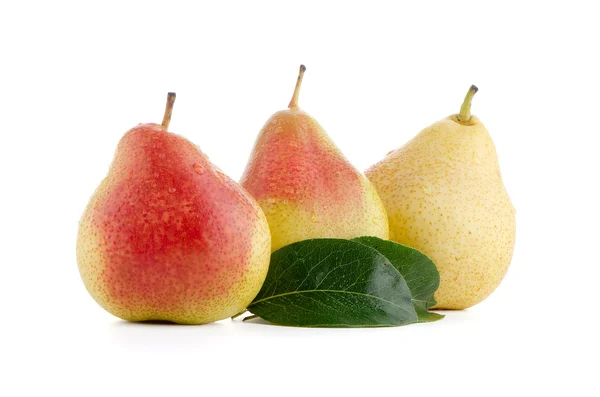 Three ripe pears — Stock Photo, Image