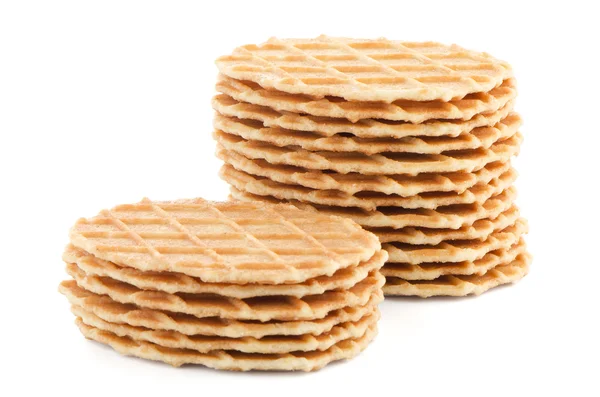 Stapel van zoete wafels — Stockfoto