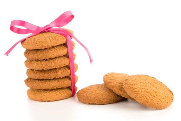 Biscoitos embrulhados festivos — Fotografia de Stock