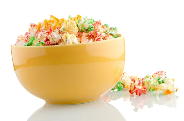 Skål med popcorn — Stockfoto