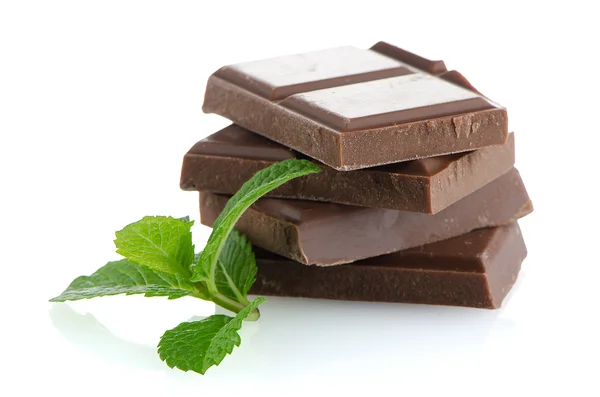 Çikolata parçaları detay — Stok fotoğraf