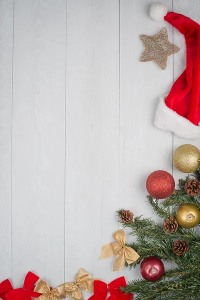 Jul dekorationer ram — Stockfoto