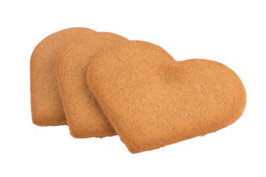 Noel dekorasyon: gingerbread şeklinde kalp