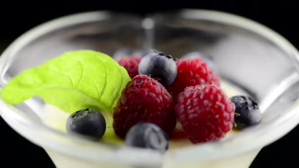 Mousse de chocolate — Vídeos de Stock