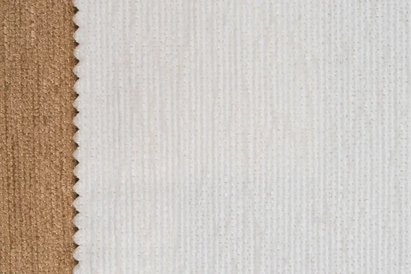 Witte en bruine weefsel textuur — Stockfoto