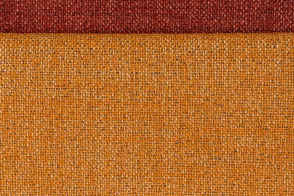 橙色织物纹理 — 图库照片