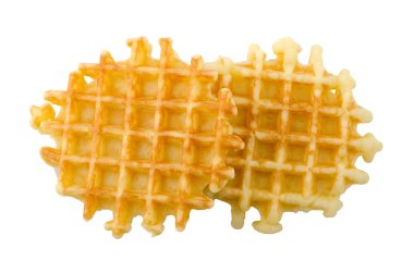 tatlı waffle yığını