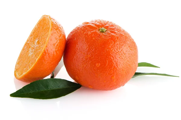 Rijp mandarijnen of Mandarijn Stockfoto