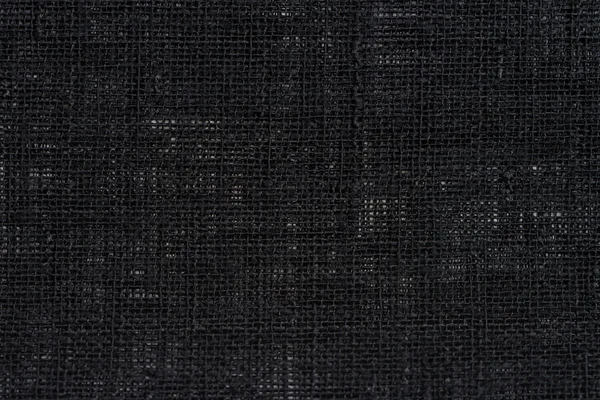 Textura de tecido preto — Fotografia de Stock