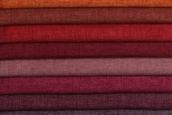 Multi color fabric texture samples — Stock Photo, Image