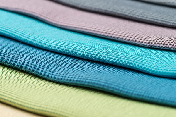 Multi barevné textilie textura vzorky — Stock fotografie