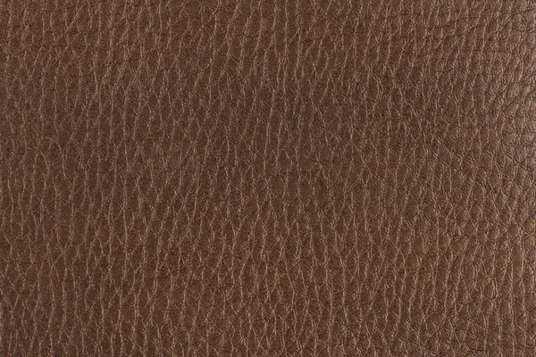 Brązowa skóra tekstura zbliżenie — Zdjęcie stockowe