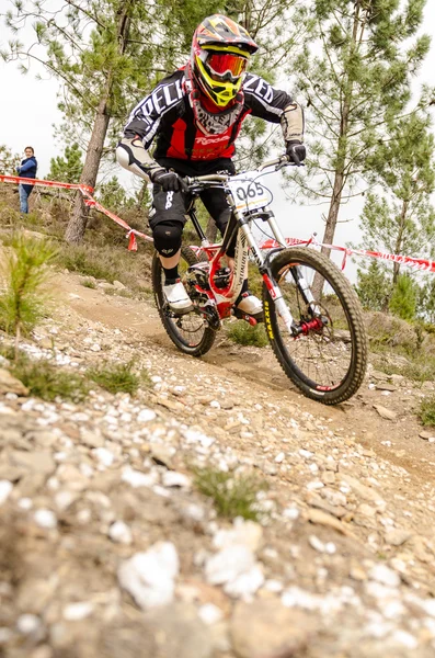 Niet-geïdentificeerde rider — Stockfoto