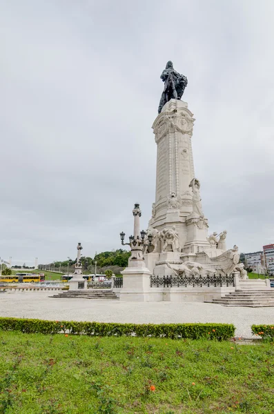 Estatua de los Marques de Pombal — Foto de Stock