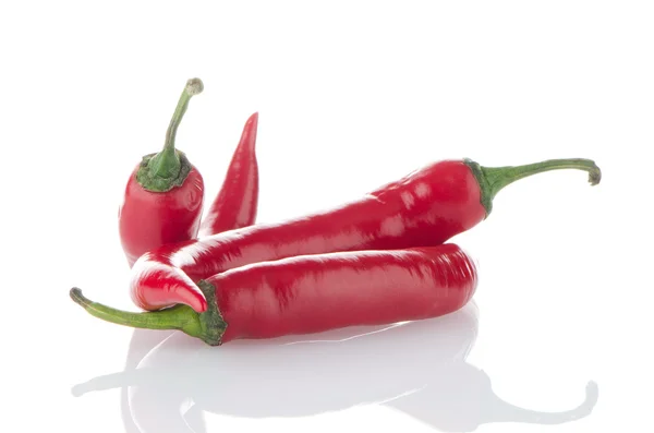 Peperoni rossi piccanti — Foto Stock
