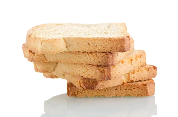 Golden brown toast — Stock Photo, Image