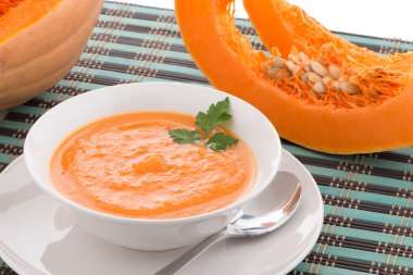 Balkabağı çorbası. 