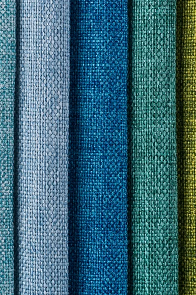 Multi color fabric texture samples — Stock Photo, Image