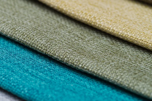 Échantillons de texture de tissu multi couleur — Photo