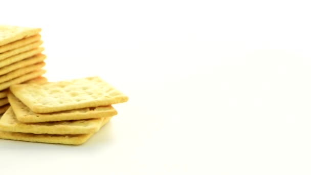 Biscotti Cracker — Video Stock