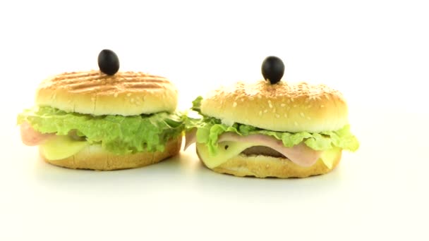 Hamburgeri — Videoclip de stoc
