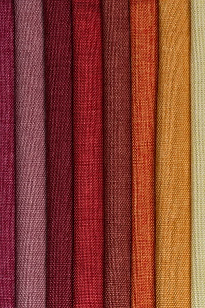 Multi color fabric texture samples — Stock Photo, Image