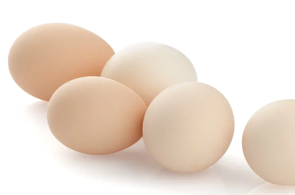 Five eggs Royalty Free Stock Images