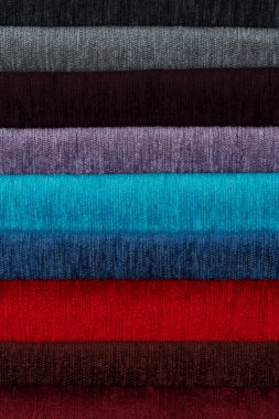 Multi renk kumaş doku örnekleri