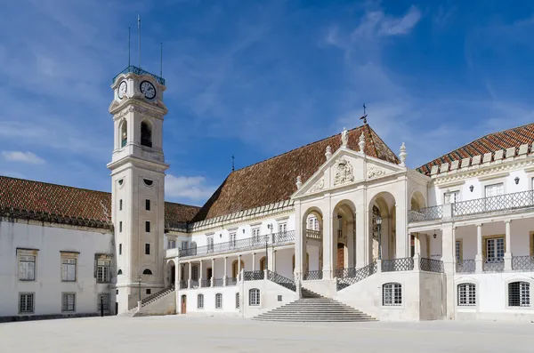 Edificio principal de la Universidad de Coimbra — Foto de Stock