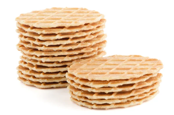 Pile of sweet waffles — Stock Photo, Image