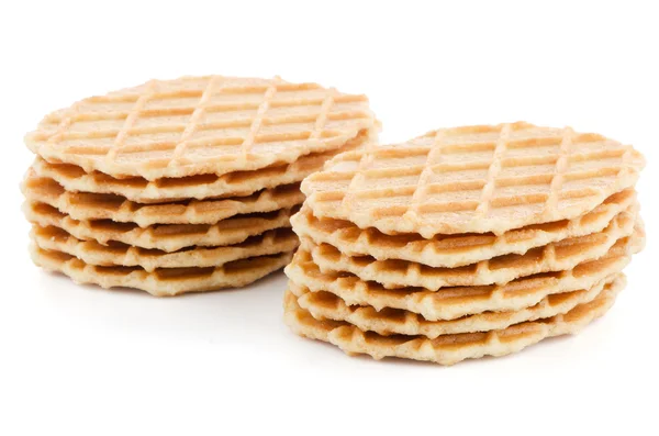 Pile of sweet waffles — Stock Photo, Image