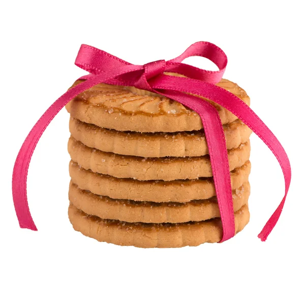 Печенье с праздничными кольцами — стоковое фото