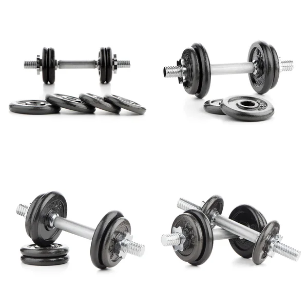Dumbbell weights — Stock Photo, Image