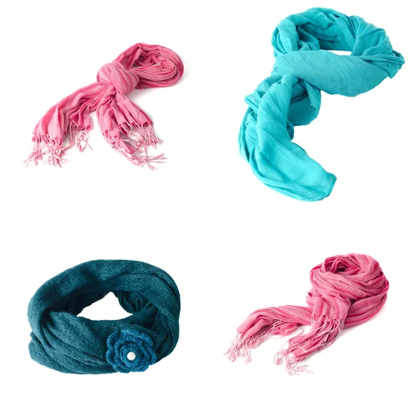 Набор шарфов — стоковое фото
