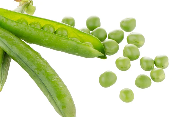 Fresh green pea pod — Stock Photo, Image