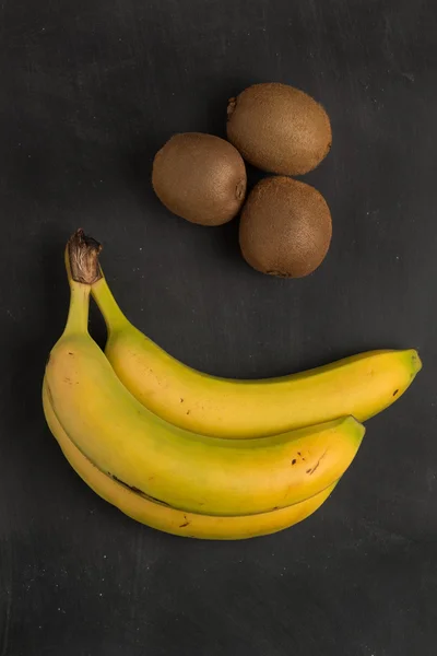 Kiwi and banana — Stock Photo, Image