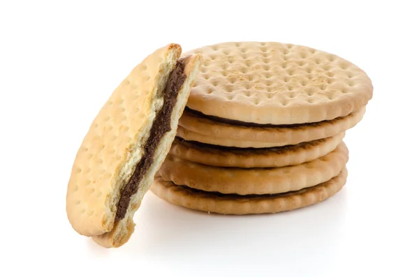 Biscuits sandwich au chocolat — Photo