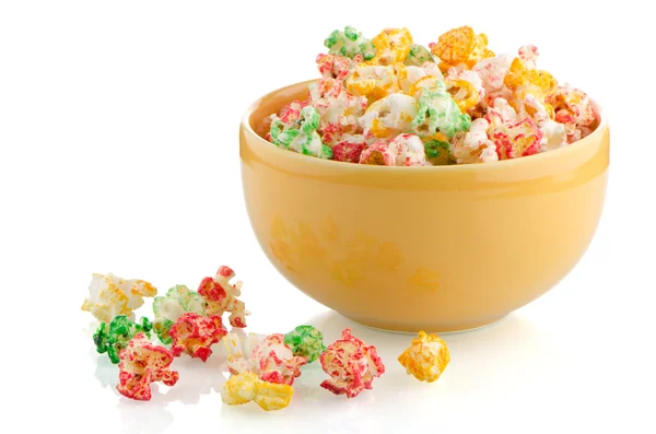 Schüssel Popcorn — Stockfoto