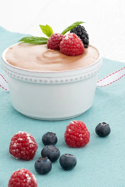 Chocolate mousse — Stock Photo, Image