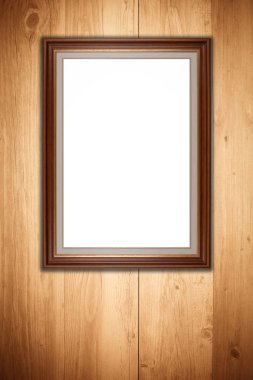 kahverengi resim çerçevesi