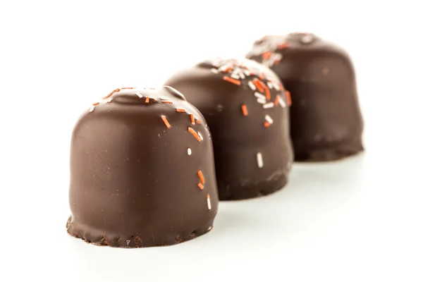 Malvaviscos recubiertos de chocolate —  Fotos de Stock