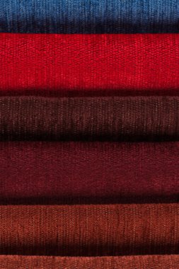 Multi renk kumaş doku örnekleri