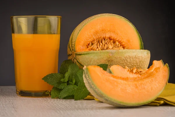 Honigtau-Melonensaft — Stockfoto