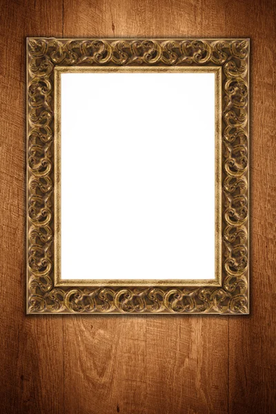 Picture frame on wall — Stock Photo, Image