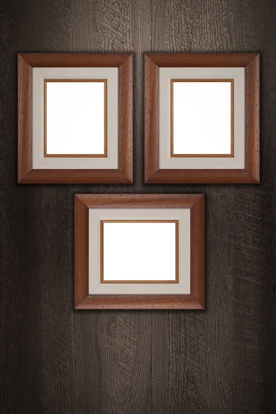 Picture frames on wall Royalty Free Stock Photos