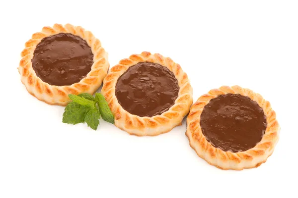 Chocolade taart koekjes — Stockfoto